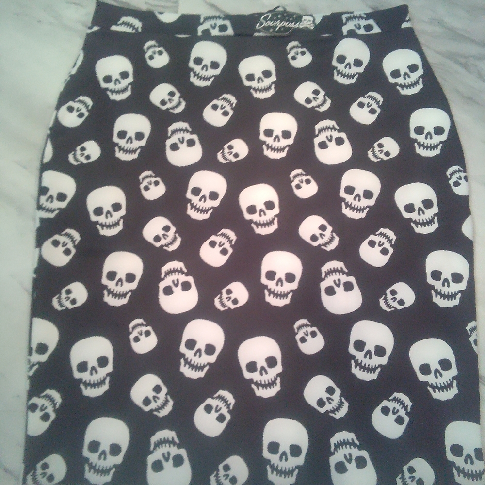 Sourpuss black skirt